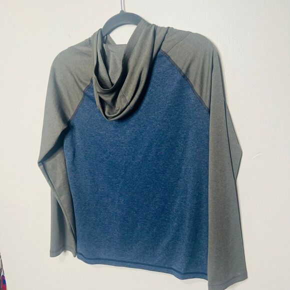 REI Blue Green Boys XL (18) Hooded Longsleeve Shirt - Picture 8 of 8